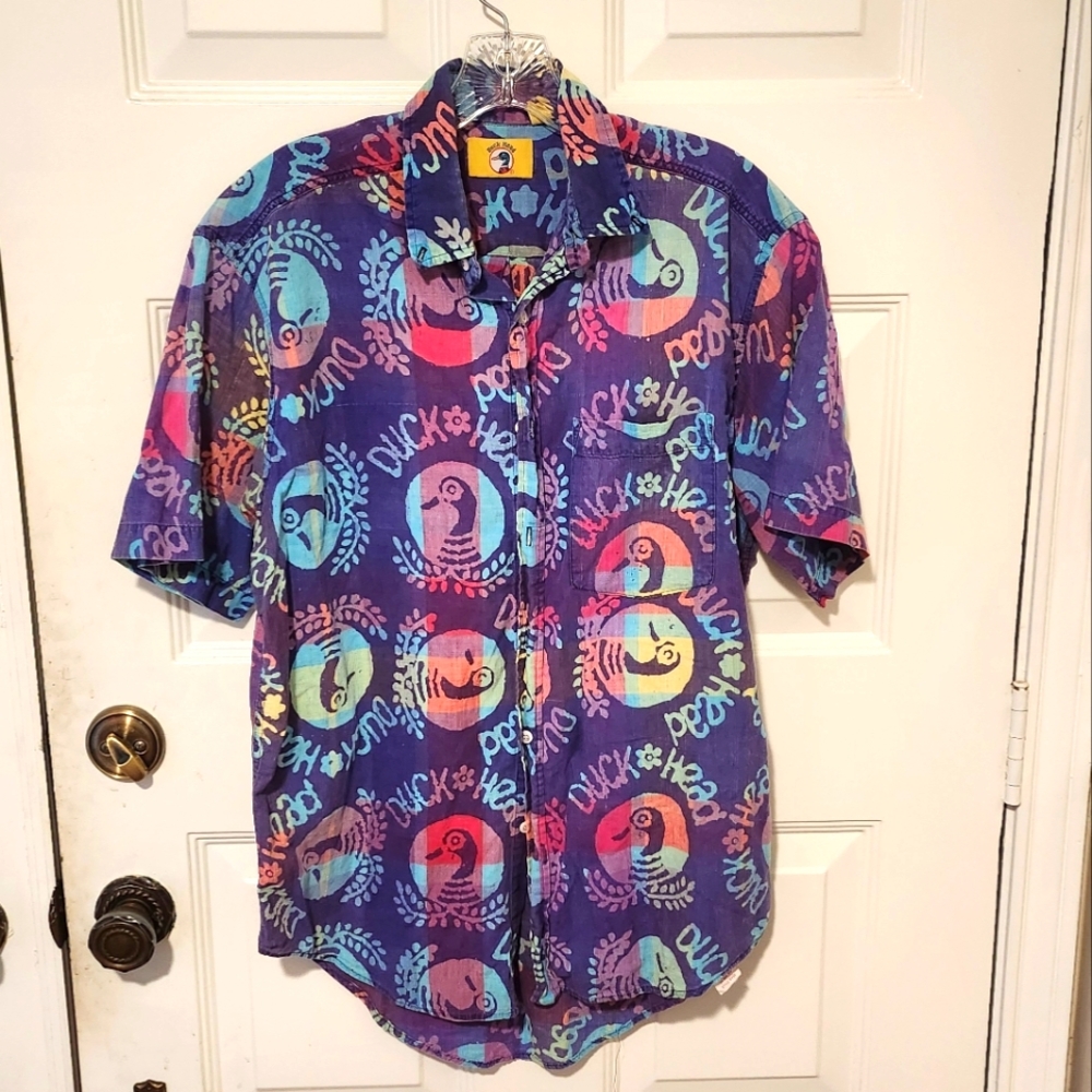 Vintage Duck Head Men's Shirt Size M